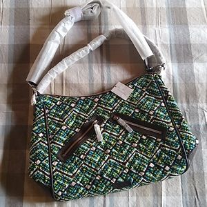 VIVIAN HOBO LEATHER VERA BRADLEY Bag! NWT